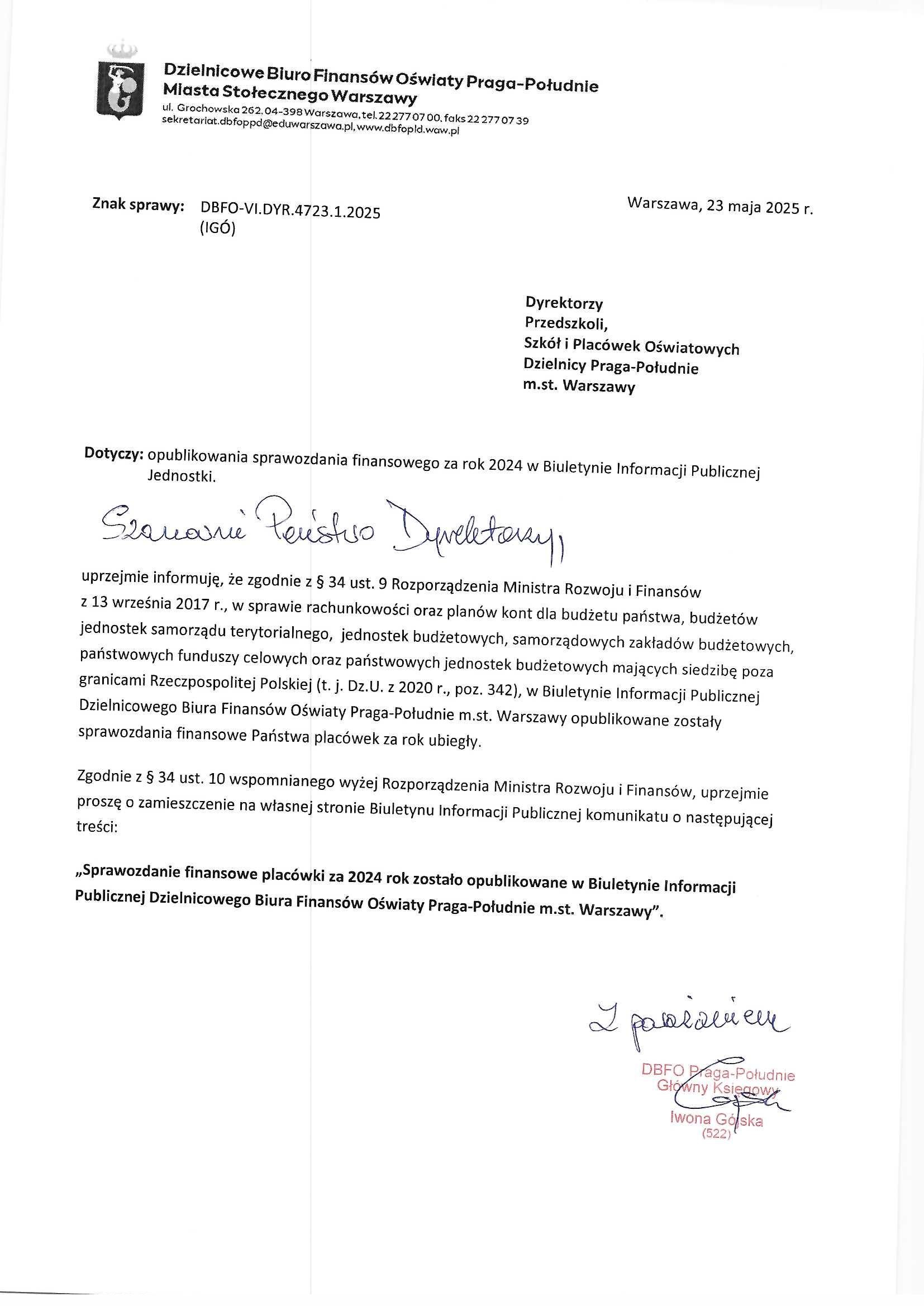 sprawozdanie finansowe za rok 2024